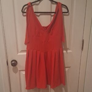 Red Sleeveless Dress